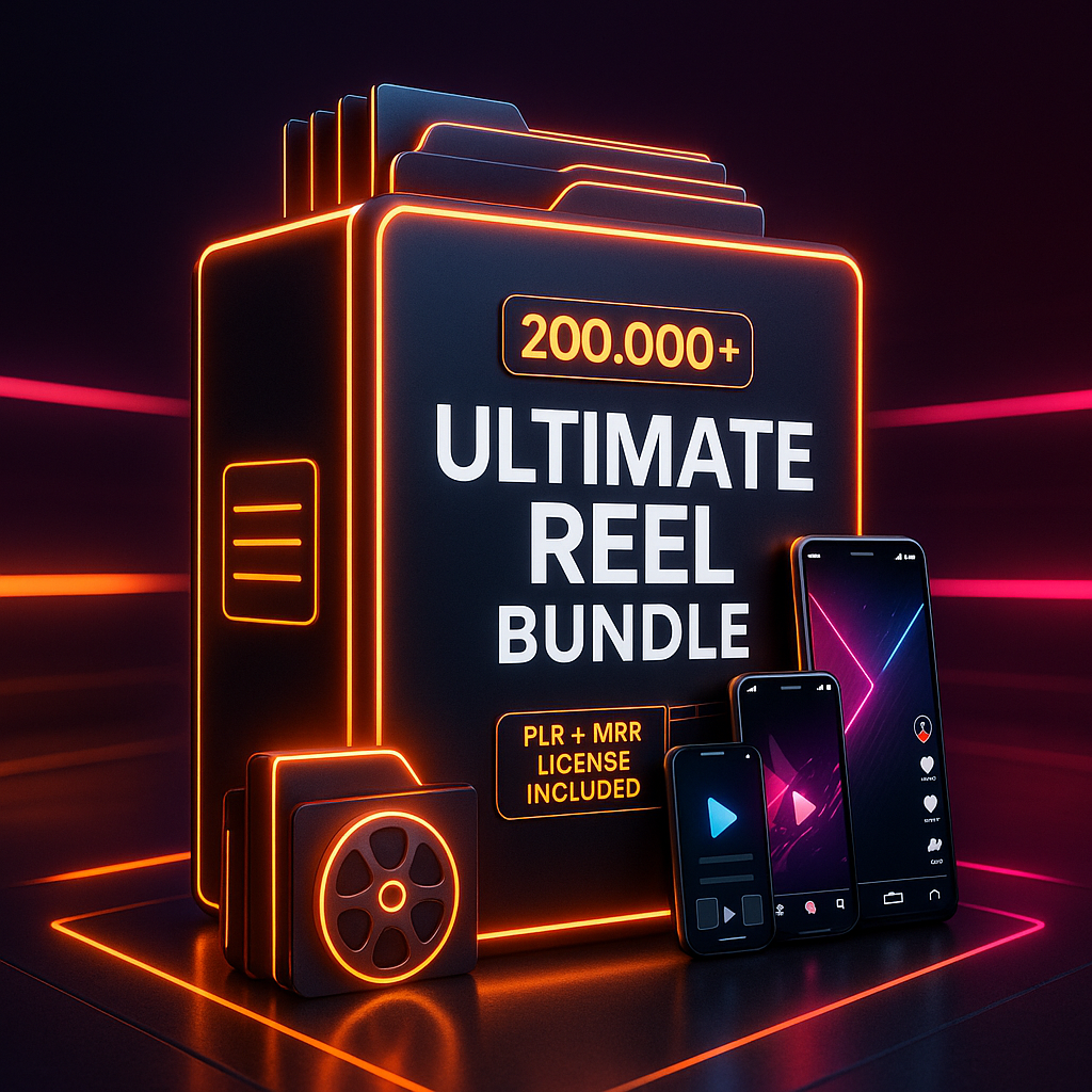 200,000+ Ultimate Reel Bundle (PLR + MRR)